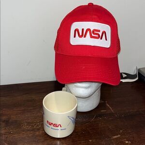 Vintage USA Color print NASA Space Langley Research Center Coffee Mug Cup & Cap
